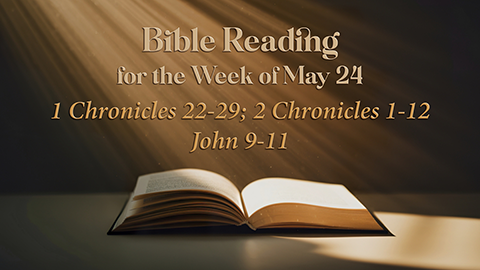 M Bible Reading Week of May 24