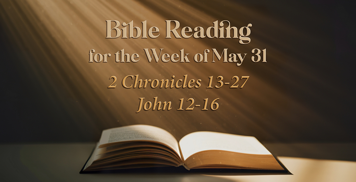 Bible Reading Week of May 31